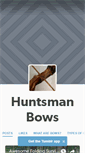 Mobile Screenshot of huntsmanbows.com.au