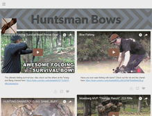 Tablet Screenshot of huntsmanbows.com.au